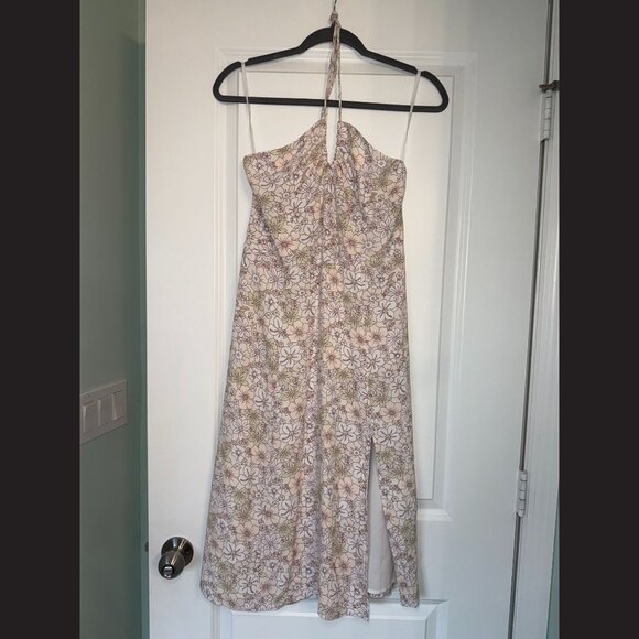 Aritzia Sunday Best pastel flower print midi dress M - Picture 1 of 2